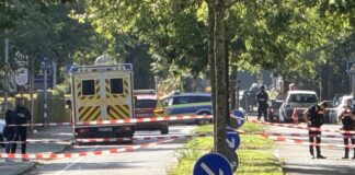 Absperrung des Tatorts in der Osnabrücker Wüste