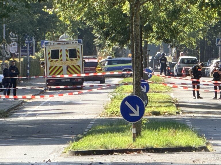 Absperrung des Tatorts in der Osnabrücker Wüste