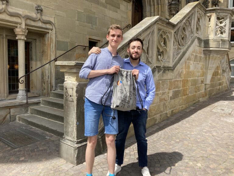 Tjorben Pioch und Manuel Gava