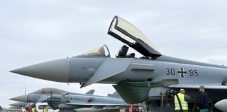 Eurofighter der Luftwaffe am FMO