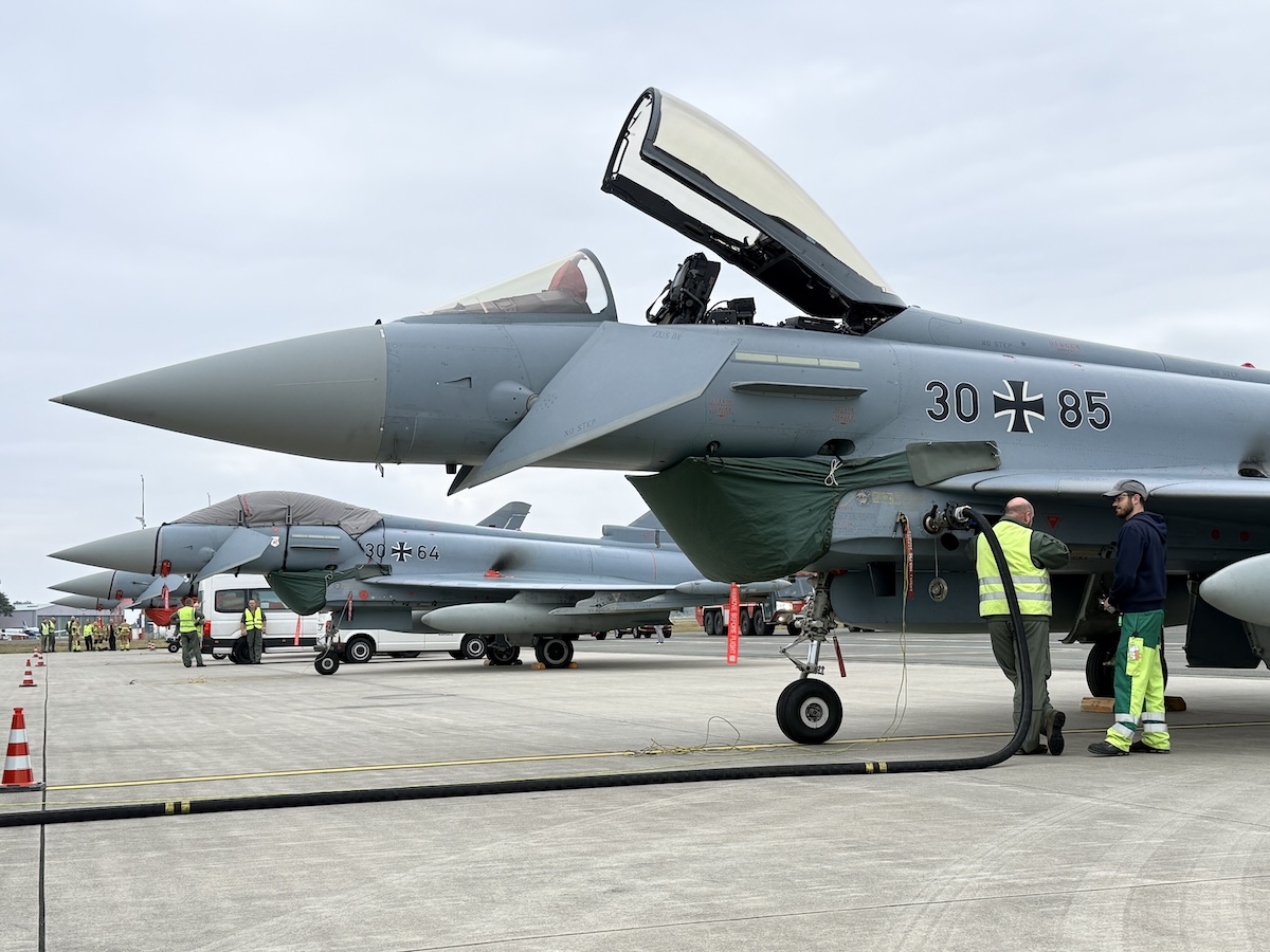 Eurofighter der Luftwaffe am FMO