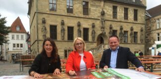 Larissa Frommeyer, Katharina Pötter und Alexander Illenseer. / Foto: Dominik Lapp