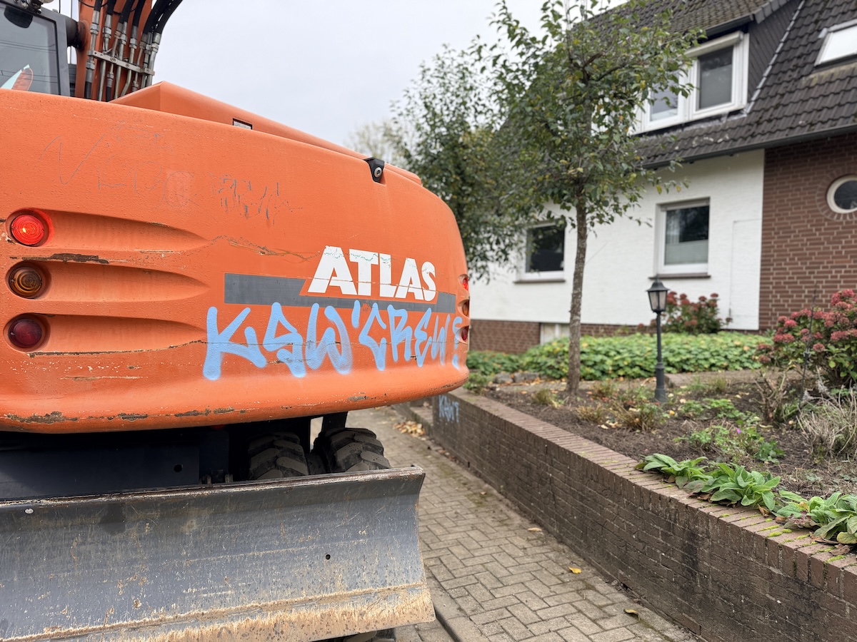 Farbschmierereien in Osnabrück Hellern