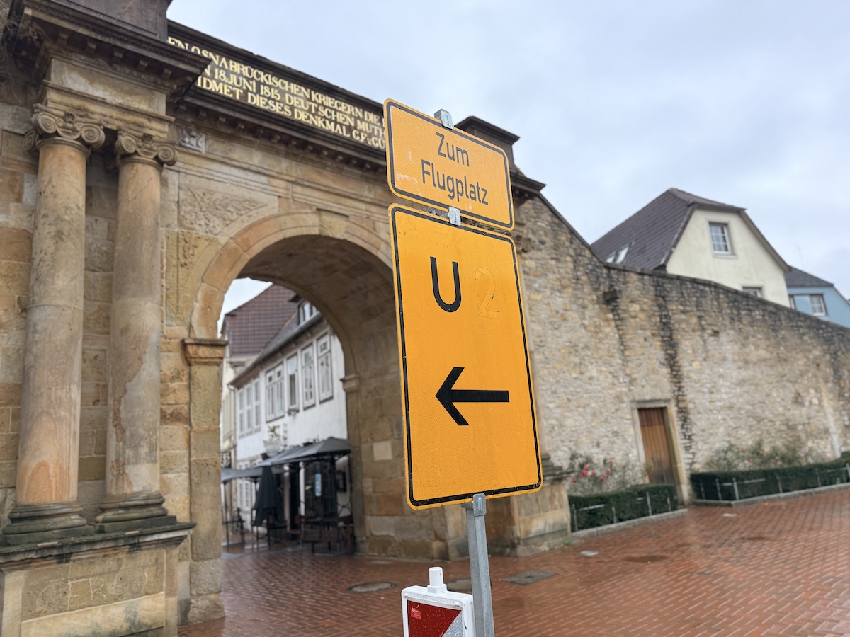 Am Heger Tor geht´s zum Flugplatz?