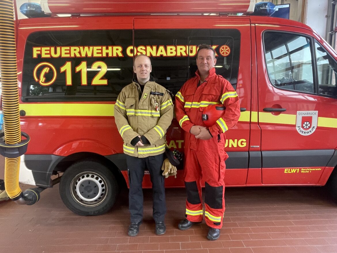 Unterstützung aus Derby Feuerwehr OS