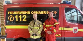 Unterstützung aus Derby Feuerwehr OS