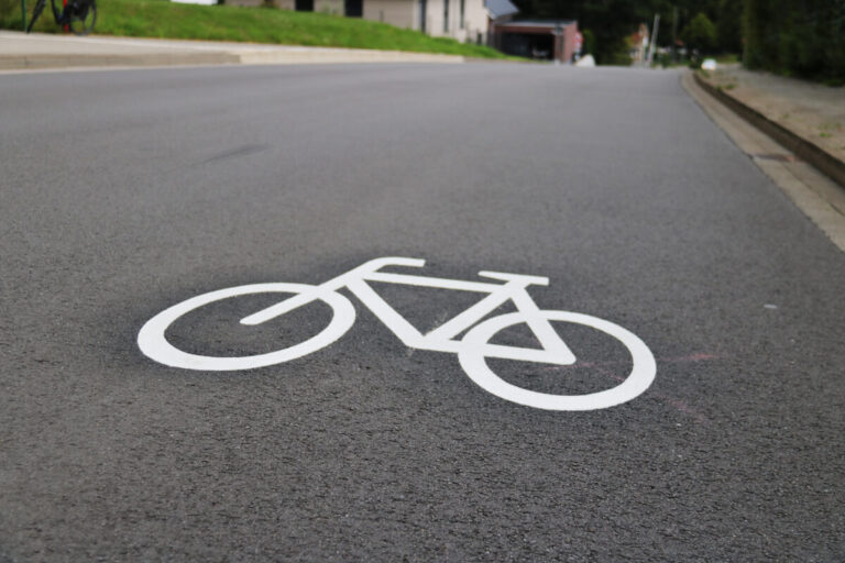 Radsymbol auf der Von-Galen-Straße. / Foto: Niklas Otten