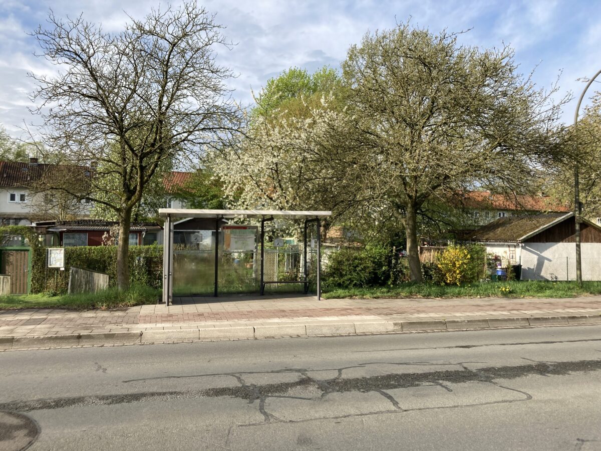 Stillgelegte Bushaltestelle Paracelsus-Klinik. / Foto: Dominik Lapp
