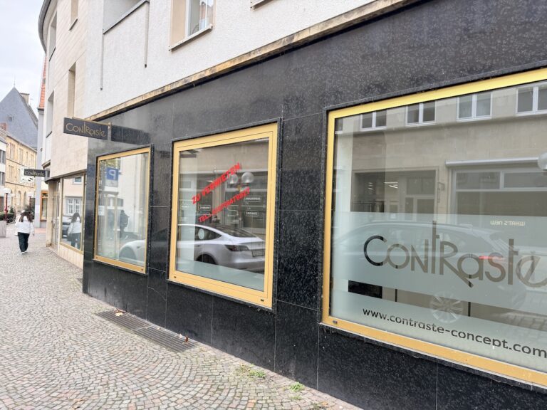 Ehemals Boutique "Contraste", bald angemietet von der Verwaltung in Altstadt