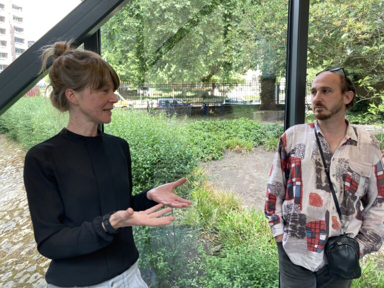 Dr. Mechthild Achelwilm und Ariel Reichman. / Foto: Dominik Lapp