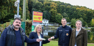 Von links: Waldmann, Bahlo, Schlingensiepen und Gausmann. / Foto: Niklas Otten