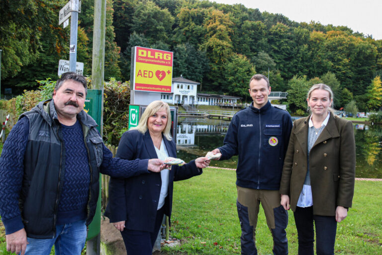 Von links: Waldmann, Bahlo, Schlingensiepen und Gausmann. / Foto: Niklas Otten
