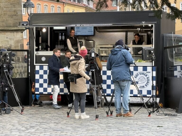 Auf einen Döner mit dem WDR in Osnabrück