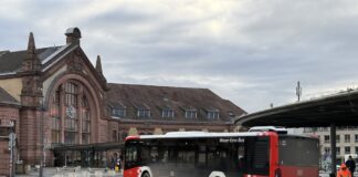 Bus am Hauptbahnhof Osnabrück