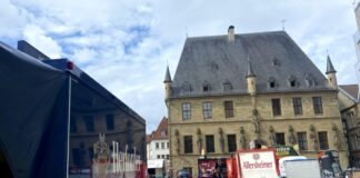 Bierfest 2025 im Aufbau