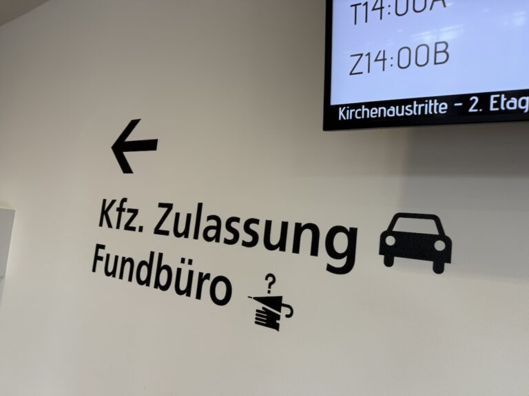 Zulassungsstelle und Fundbüro im Stadthaus Osnabrück
