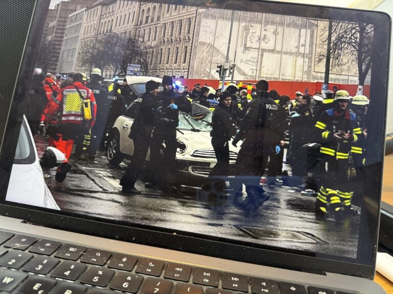 Attentat mit Auto in München / Screenshot: X