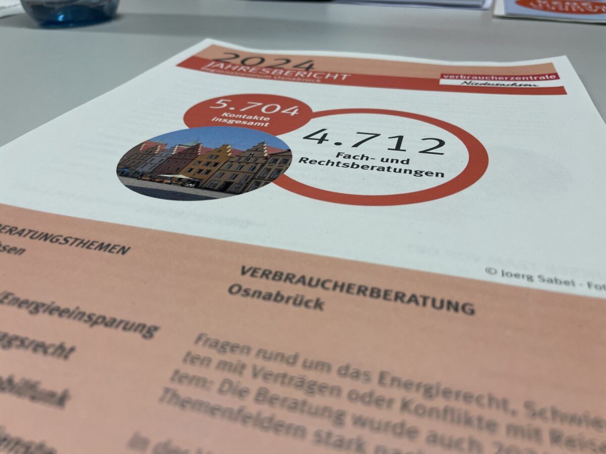 Verbraucherzentrale Niedersachsen: Bilanz 2024