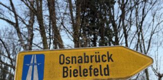 Autobahn A33 nach Bielefeld