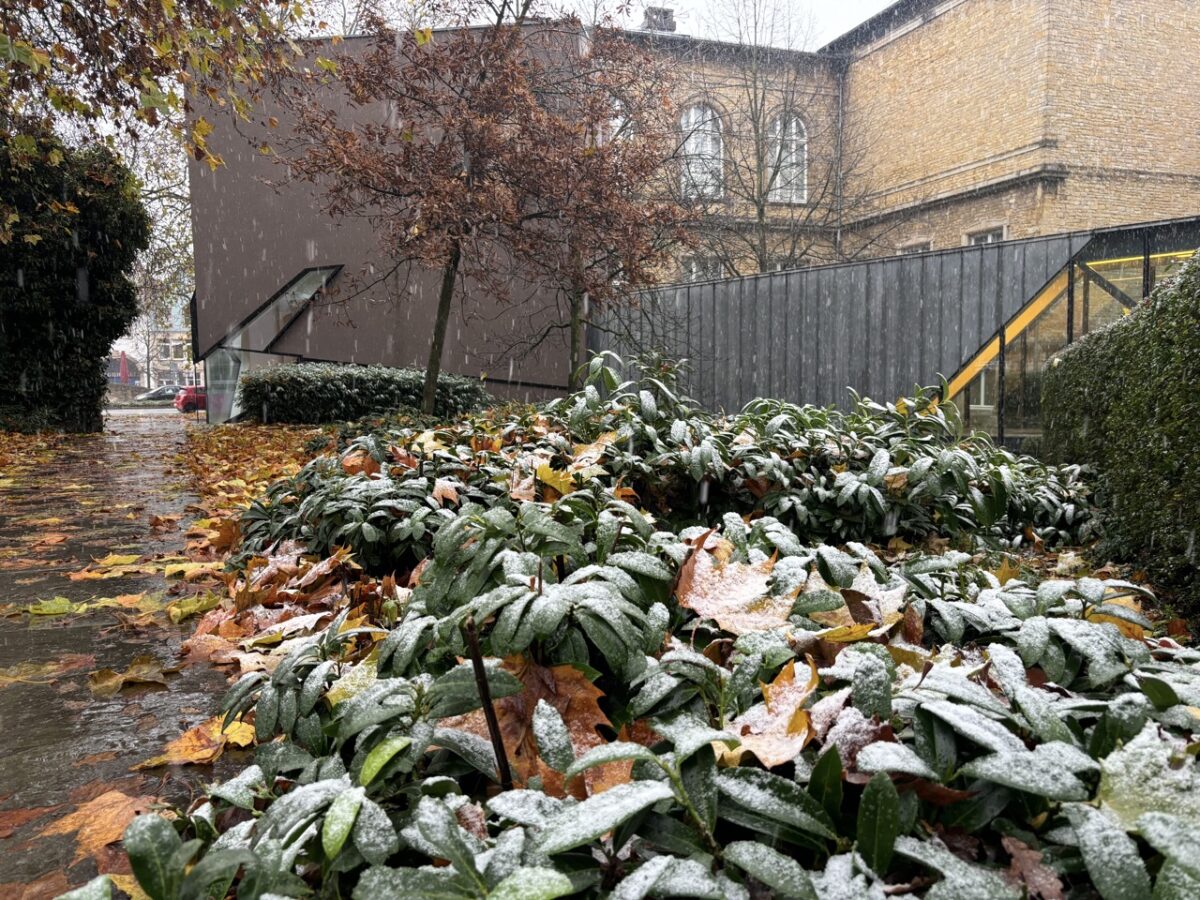 Schnee am Museumsquartier Osnabrück