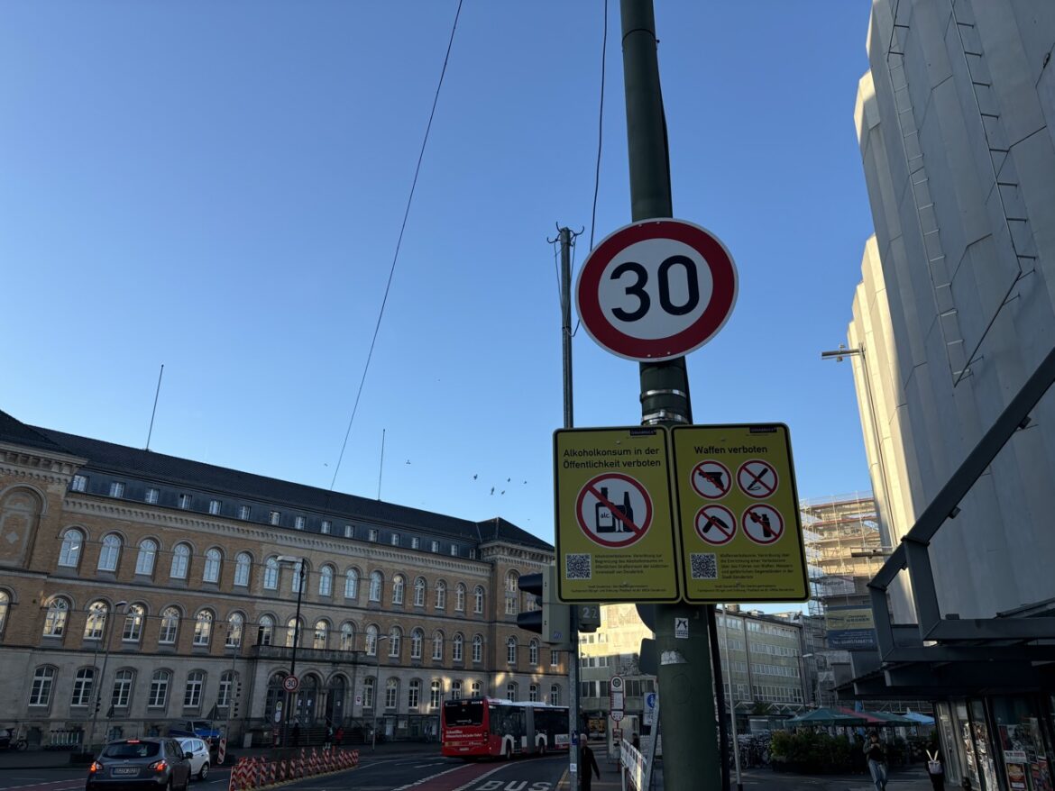 Waffen- und Alkoholverbotszone