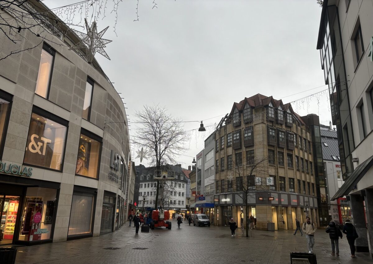 Weihnachtsbleuchtung in der Großen Straße