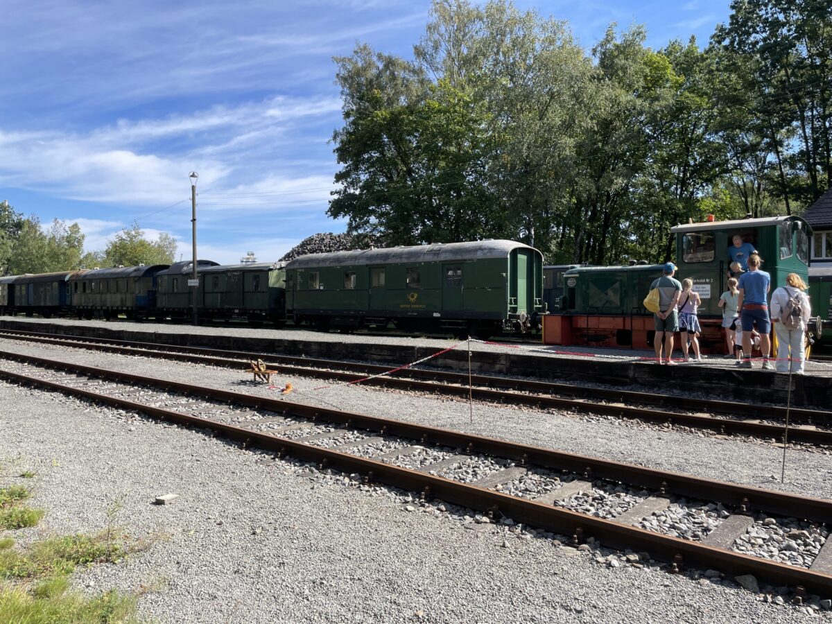 Fahrten auf der historischen Lok waren beim Bergfest hoch im Kurs. / Foto: Dominik Lapp