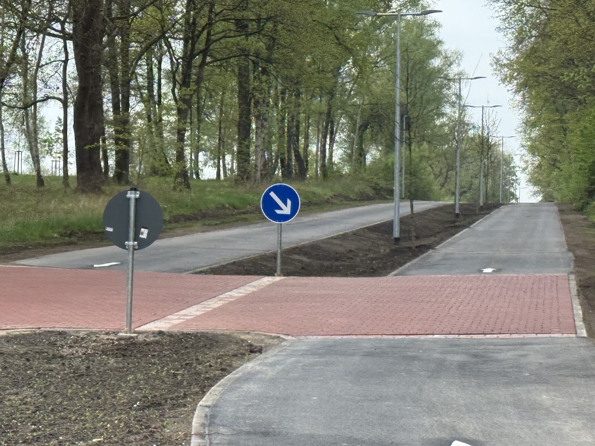 Fahrradweg auf dem Limberg, Osnabrück