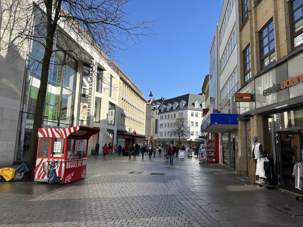Die Große Straße in Osnabrück.