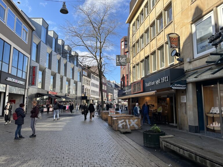 Die Große Straße in Osnabrück. in Innenstadt