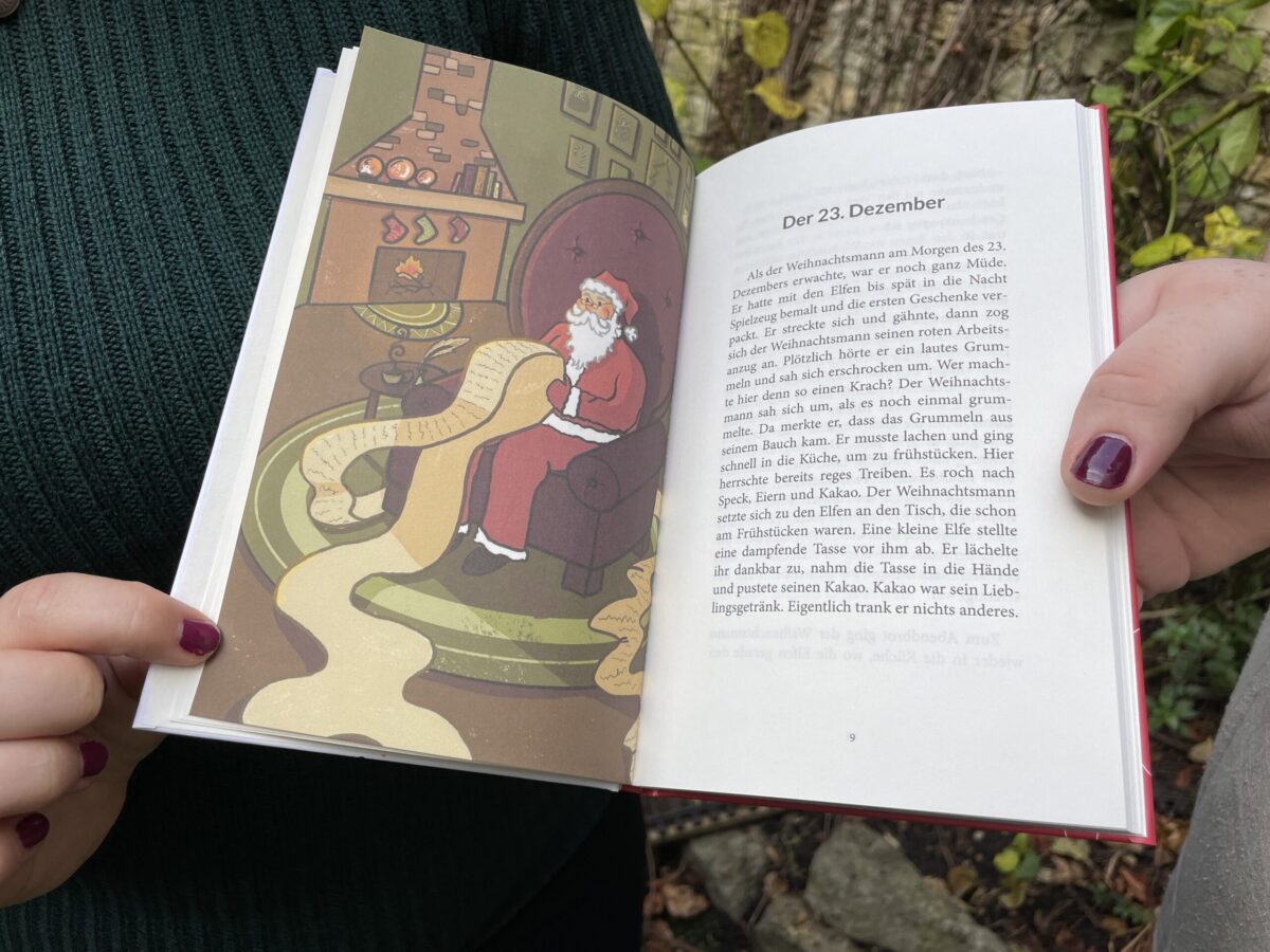 Eine von zehn Illustrationen im Kinderbuch. / Foto: Dominik Lapp