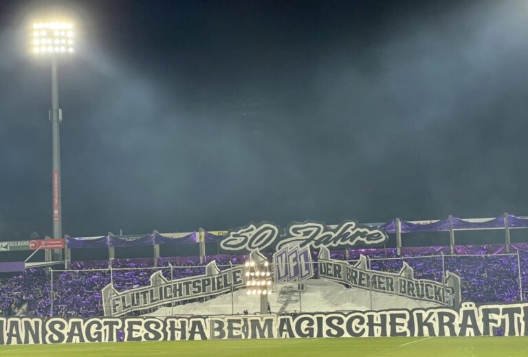 Choreo der VfL-Fans