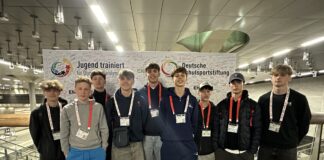 Basketball am Gymnasium In der Wüste