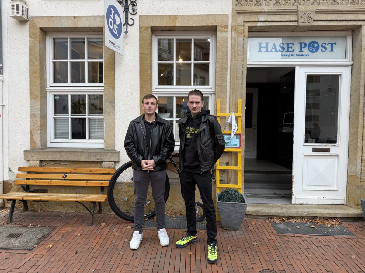 Künstler Rene Lukas Krüger und Dennis Busch