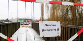 Düte-Brücke gesperrt