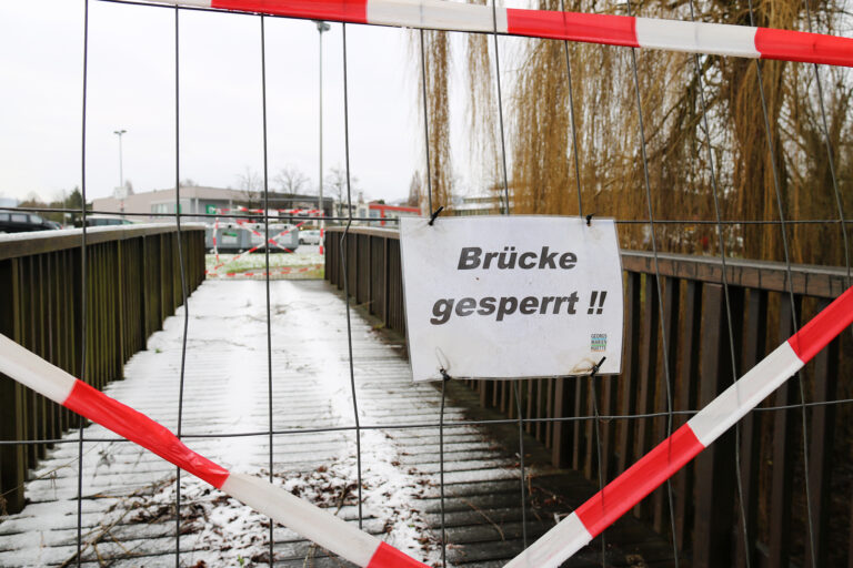 Düte-Brücke gesperrt