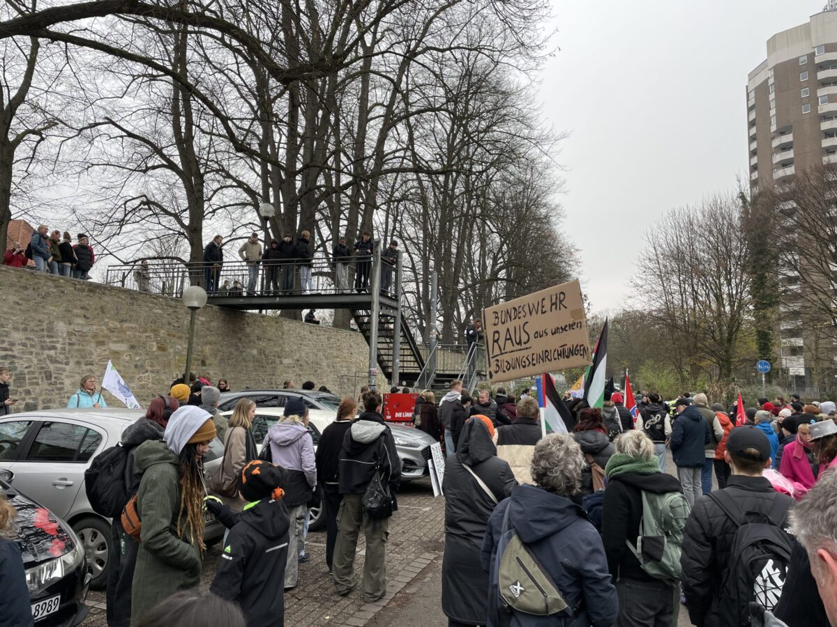 Streik gegen Musterungspflicht. / Foto: Dominik Lapp