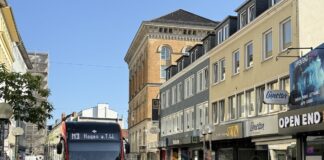 M3 Metrobus in der Johannisstraße Osnabrück