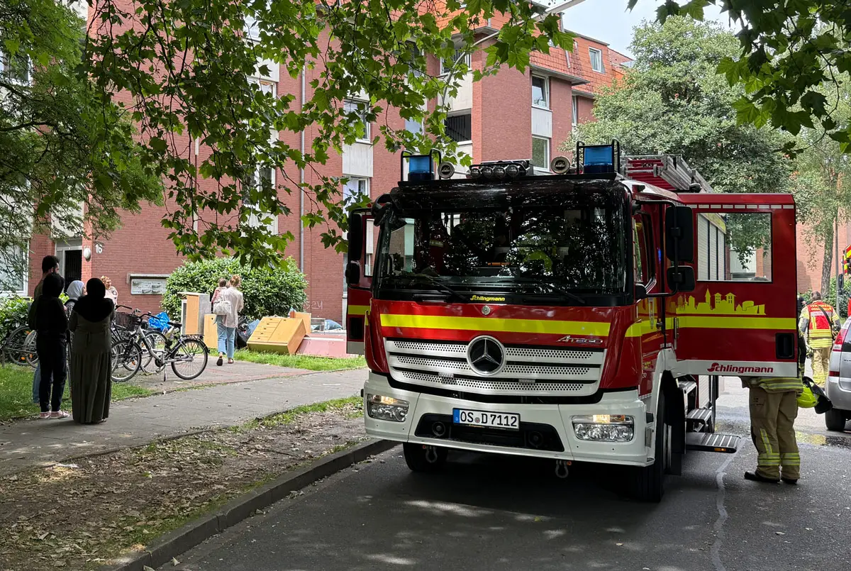 Feuerwehreinsatz in Osnabrück Eversburg