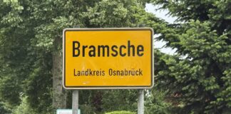 Bramsche Ortseingangsschild