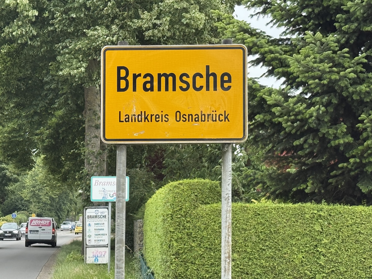 Bramsche Ortseingangsschild