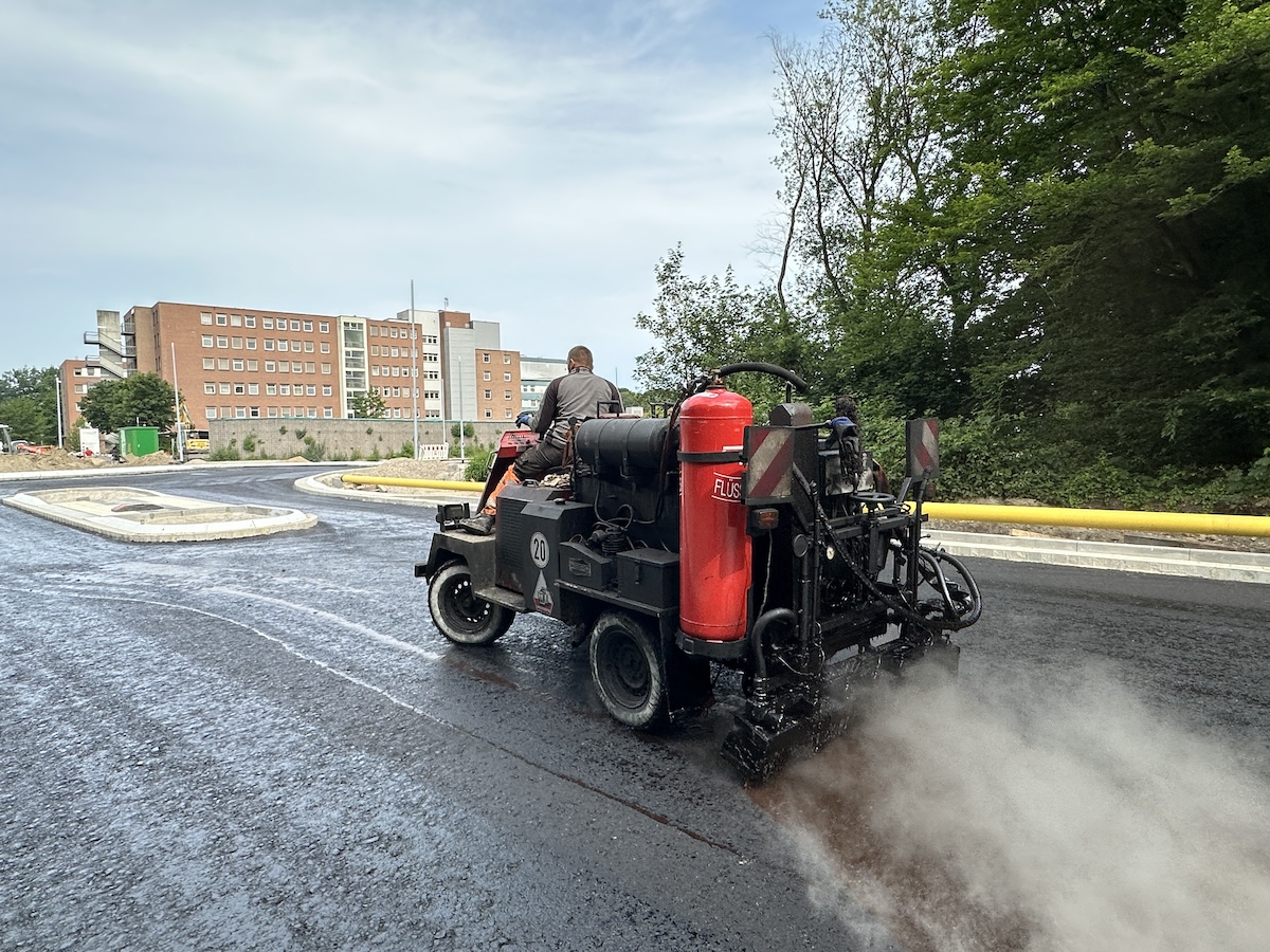 Baustelle an der Sedanstraße