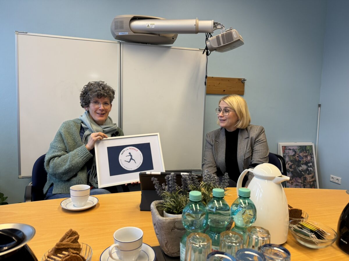 Katharina Pötter in der Waldschule Lüstringen