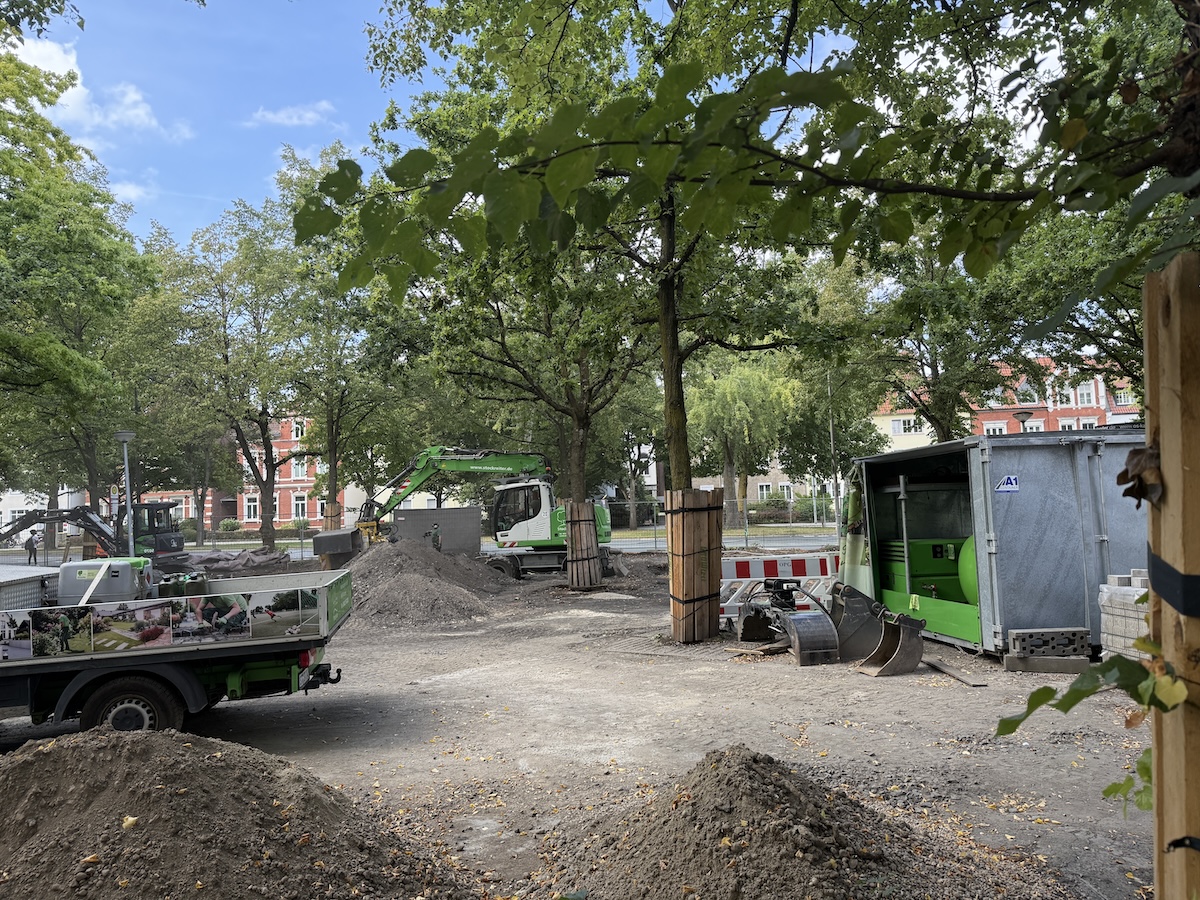 Bauarbeiten am Parkplatz Dominikanerkloster / Klingensberg / Foto: Pohlmann