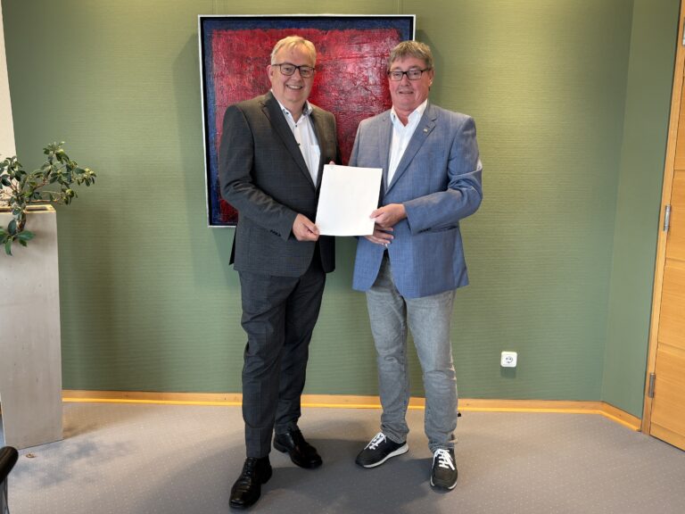 André Schüller und Eckhard Berkemeyer. / Foto: Lisa Knemeyer.