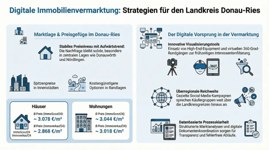 Digitale Immobilienvermarktung im Landkreis Donau-Ries