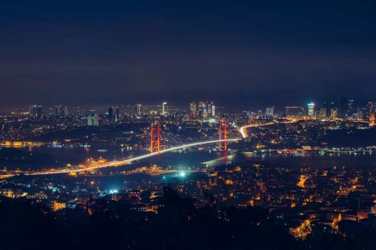 Bosporus-Szenerie in Istanbul.