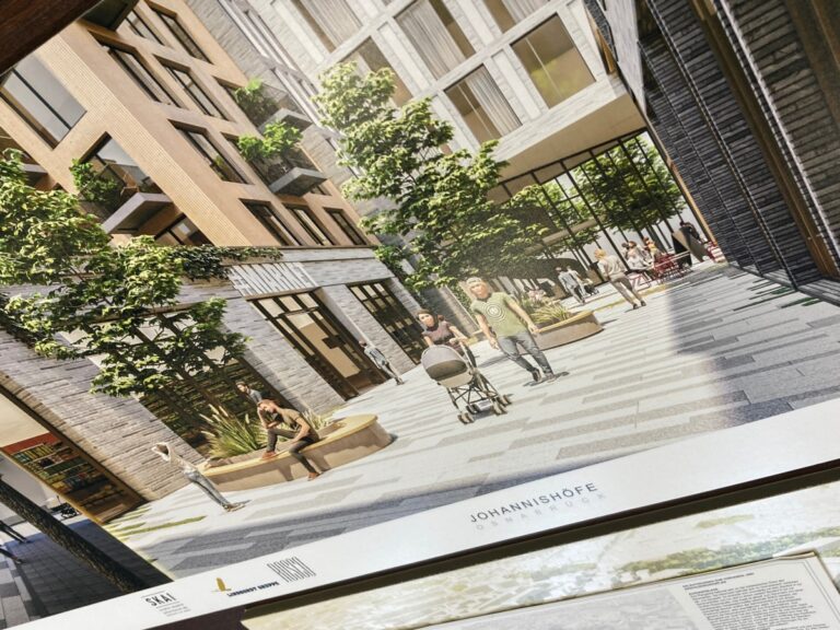 Visualisierung der Johannishöfe. / Foto: Dominik Lapp