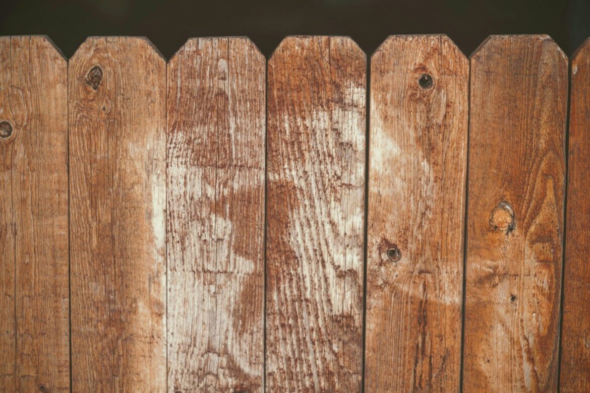 Zaun aus Holz