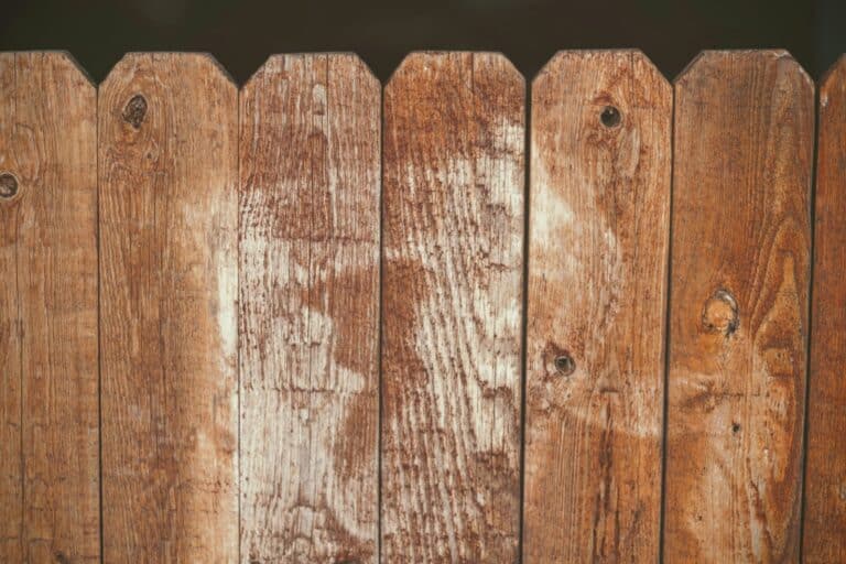 Zaun aus Holz